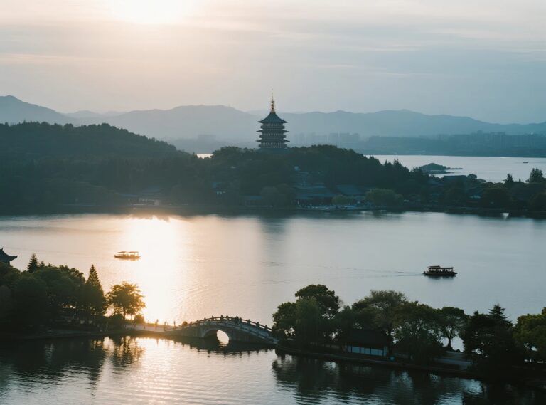 Hiking Trail on Gushan Mountain, Hangzhou
